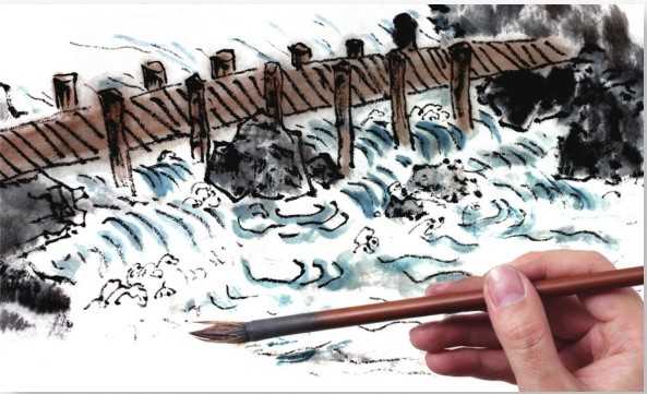 怎么才能画出有意境的桥？分步骤教你画，学会画桥很简单