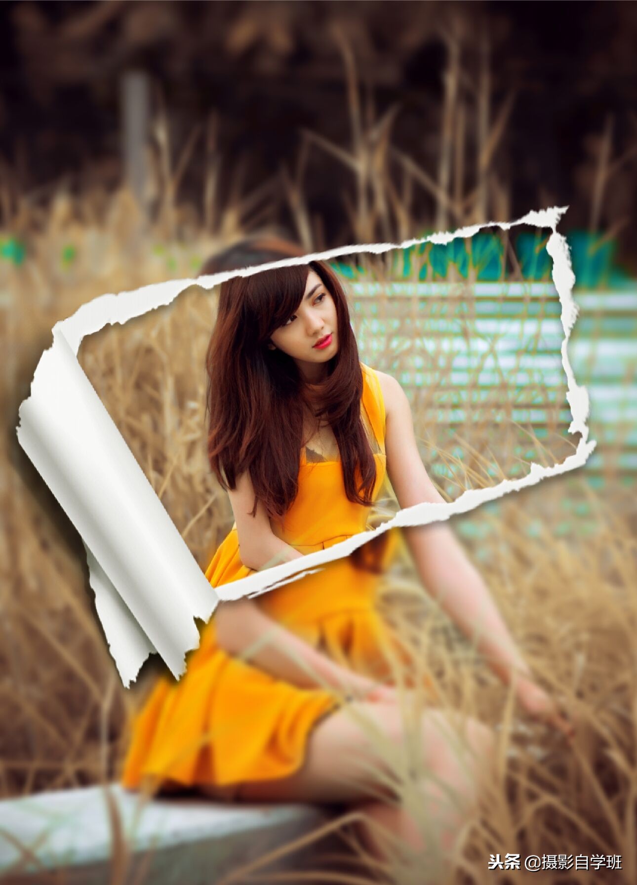 教你一招,手机制作画中画照片