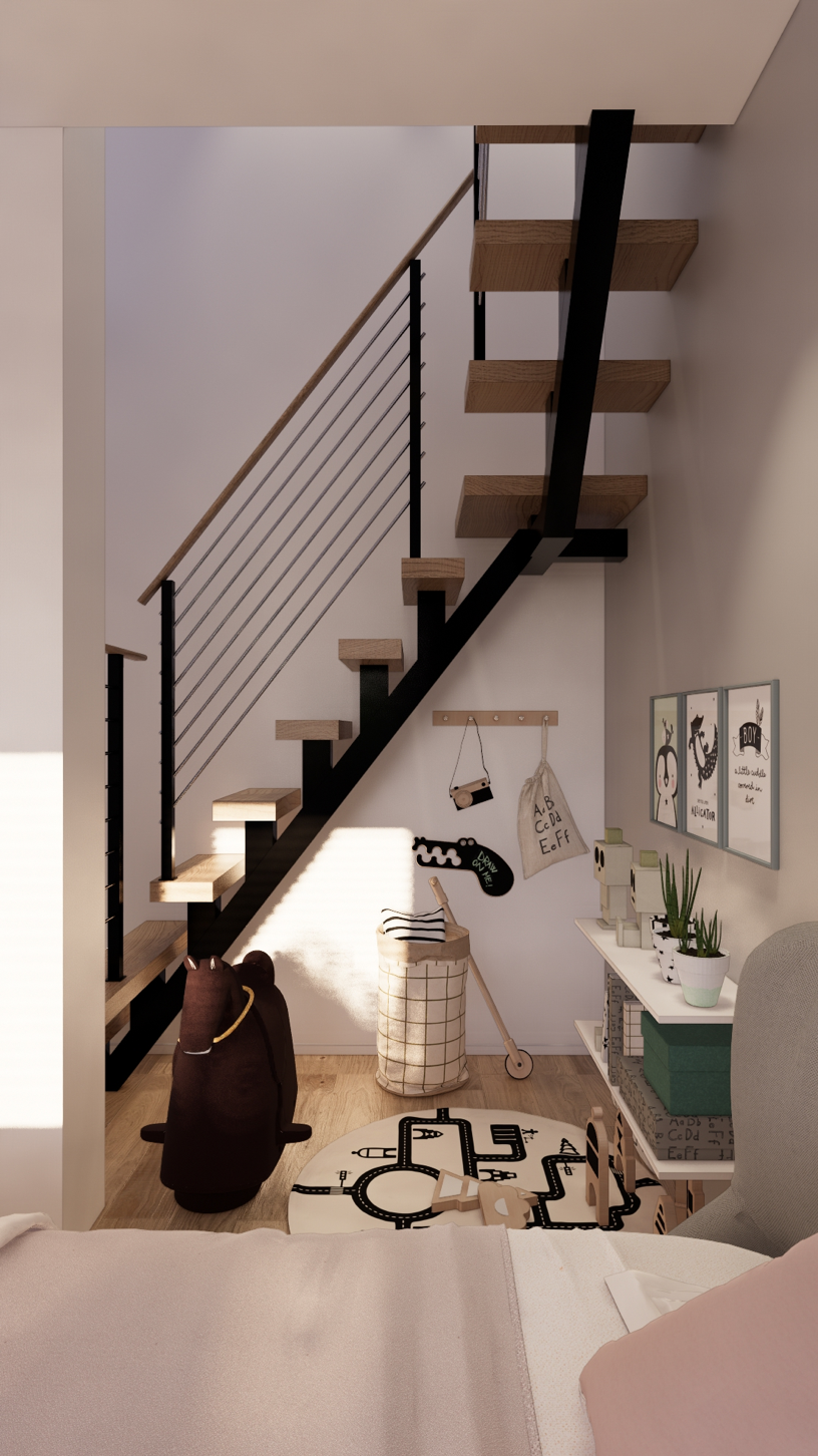 「谛然设计」120㎡ 跃层这样设计，效果堪比别墅，你一定会爱上！