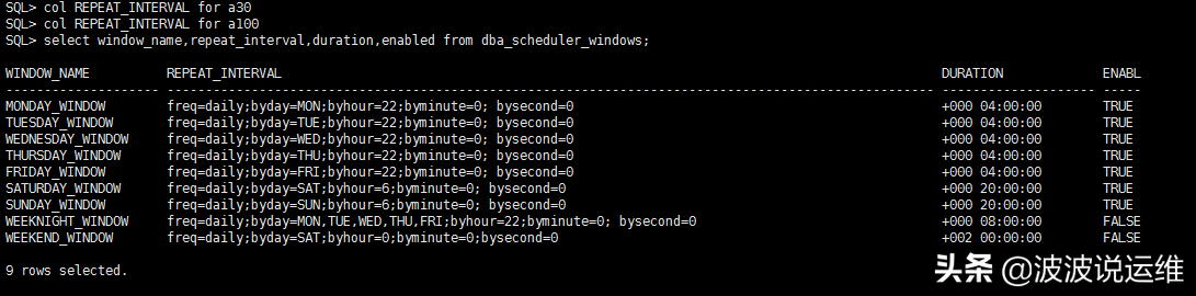 Oracle 11g安装后参数设置规范