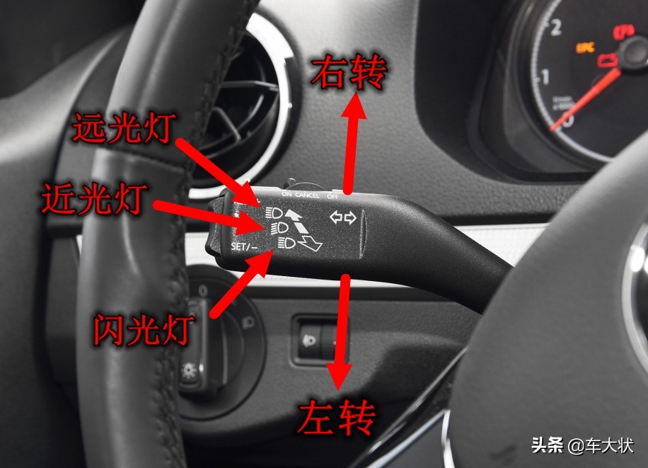 2,远光灯,远近光灯交替的开启方法