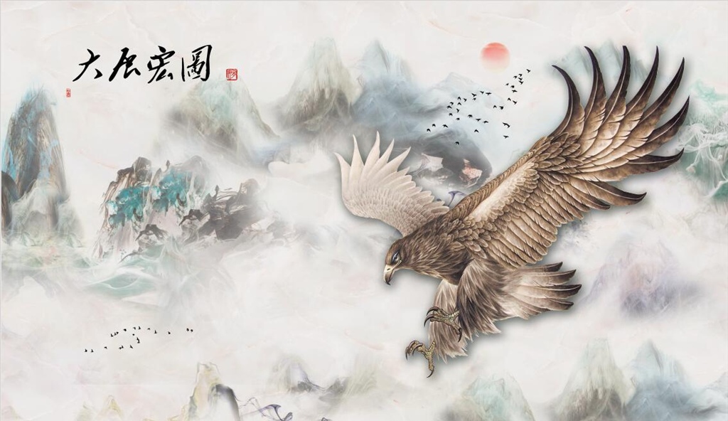 吉祥物“苍鹰”的精神意义及鹰挂件的智慧象征
