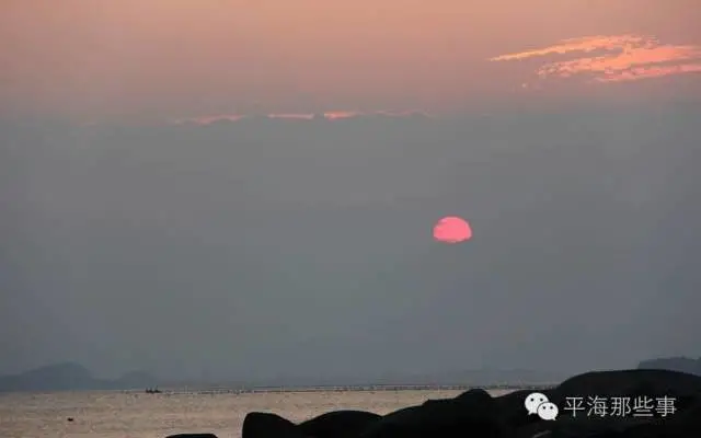 大海,沙滩,晚霞,发现平海风光意外之美…