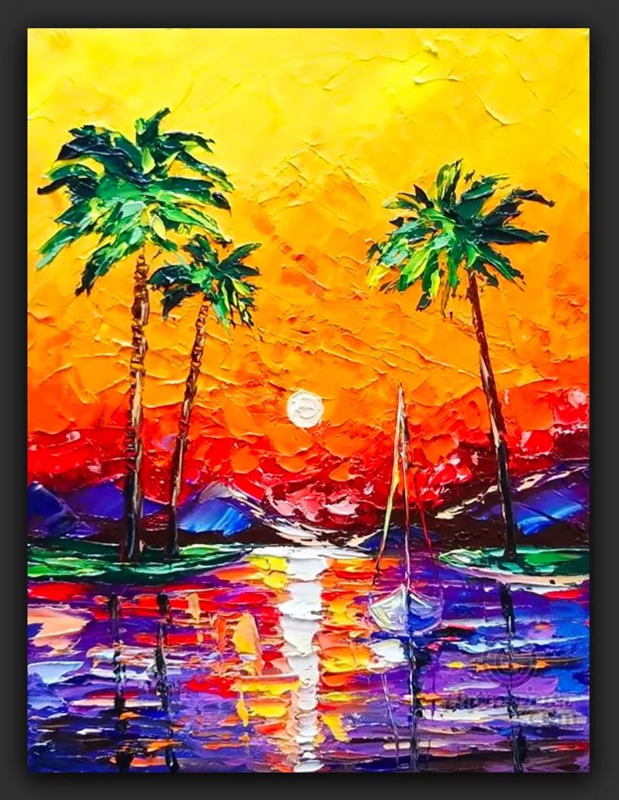 丙烯颜料色彩丰富鲜艳,颜色饱满,浓重,鲜润,是一种非常受欢迎的手绘