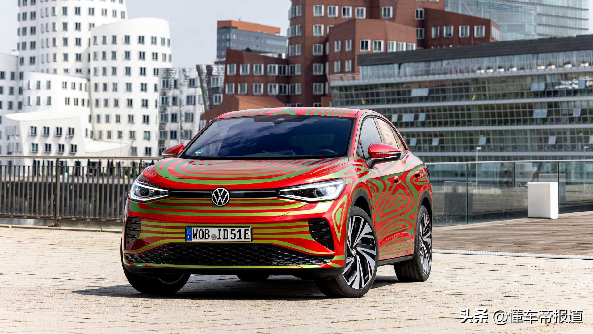 新车｜轿跑车型，续航达500公里，竞争Model Y！大众ID.5 GTX预告图