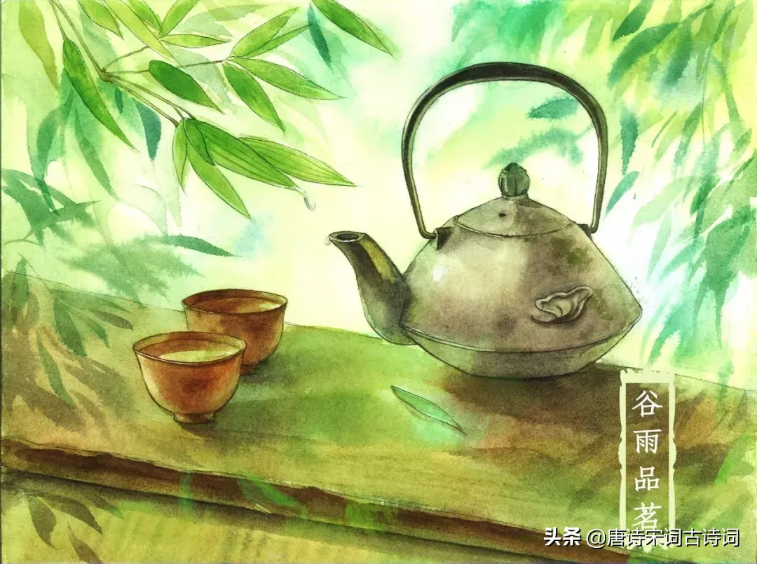 40首谷雨诗词，人间暮春，雨落情长