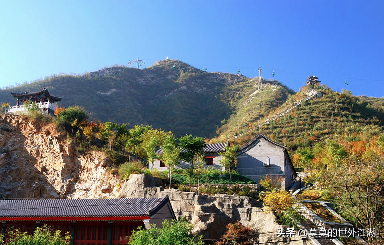 北京丰台，千灵山自然风景区，经典徒步穿越古寺古道，醉情山野间