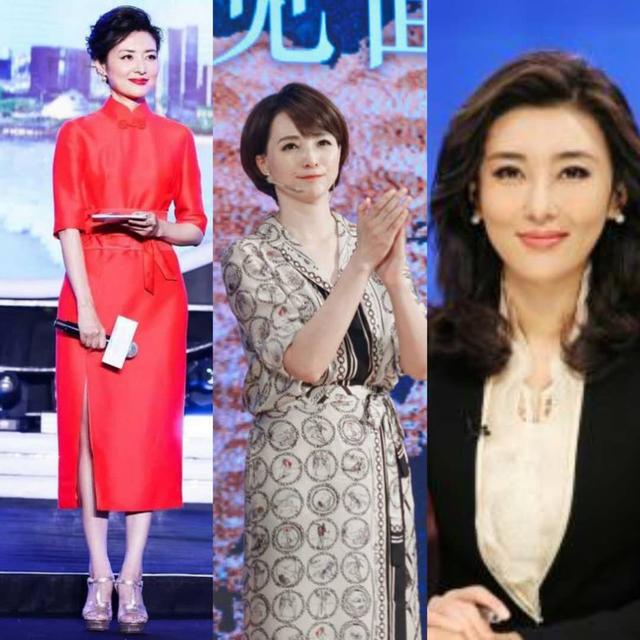 央视主持李红真美真时髦，西装搭丝巾端庄高贵，气质美过周涛董卿