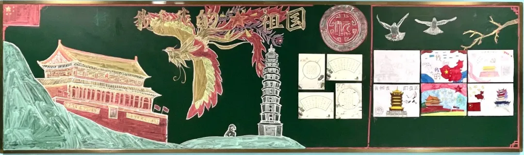画笔勾勒爱国情，墙绘尽展中国梦｜开元学校高中部文化墙更新啦