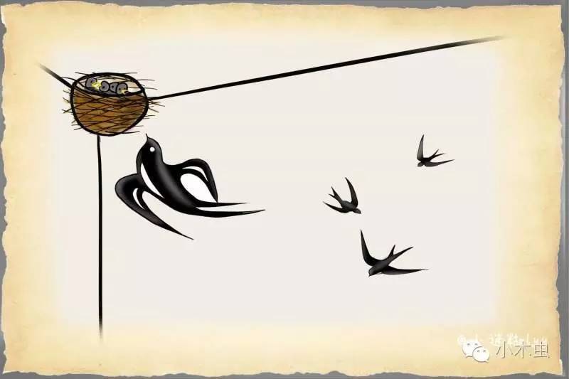 从那天起,灵灵就一直盼着会有一只燕子在自己家的屋檐下做窝.