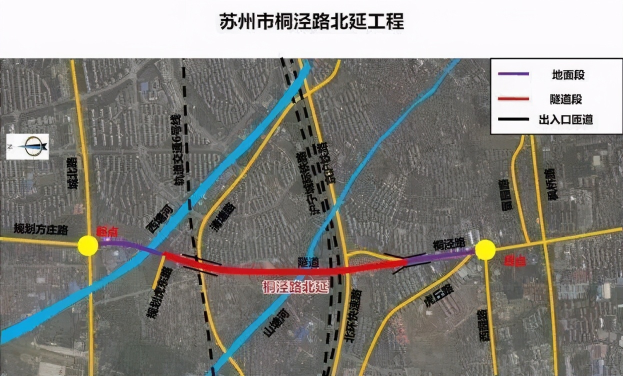 为了穿越高铁线，苏州在建一条隧道，长2.49公里，预计2022年建成