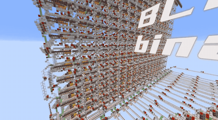 高二学生爆肝10个月！自学数电在《我的世界》打造理论最快计算器