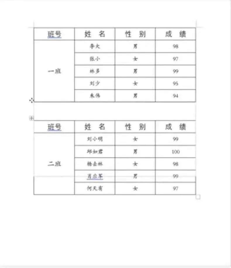 word中如何快速合并表格(word表格怎么逐条合并)