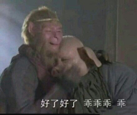 安慰人的表情包：看你那么傻，抱抱好了