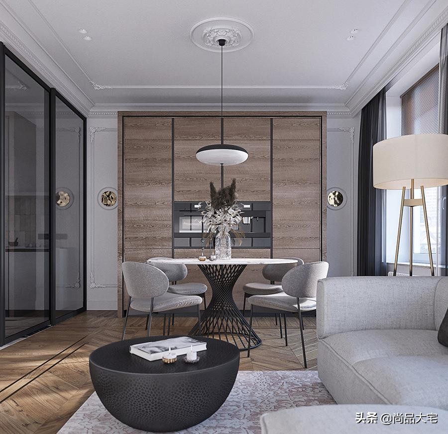 28岁女孩的38㎡公寓，既是家也是工作室，全屋大白墙宽敞大气