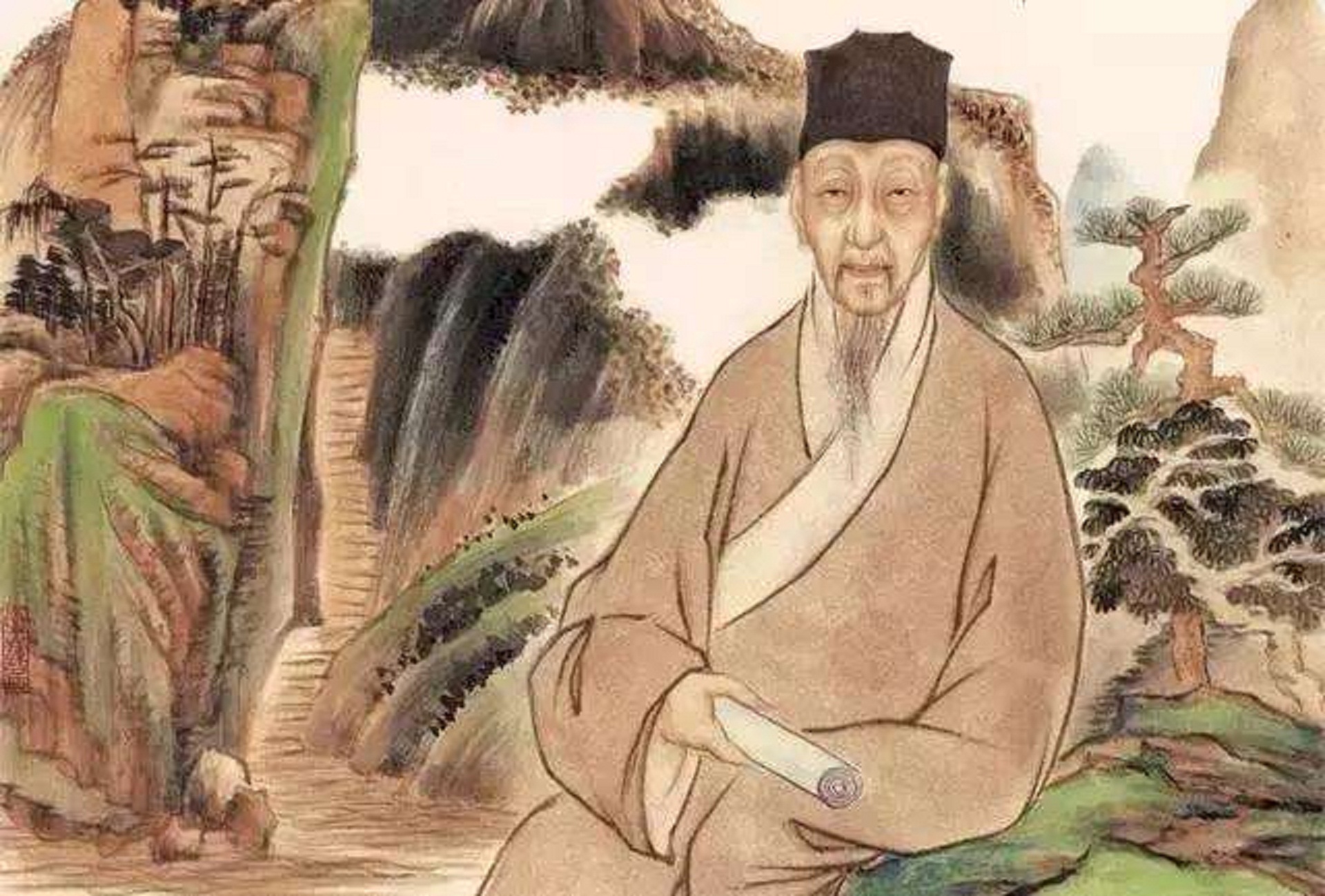 邵康节先生画像(图片取自百度)康节先生临终前,他叮咛家人:墓中不要放