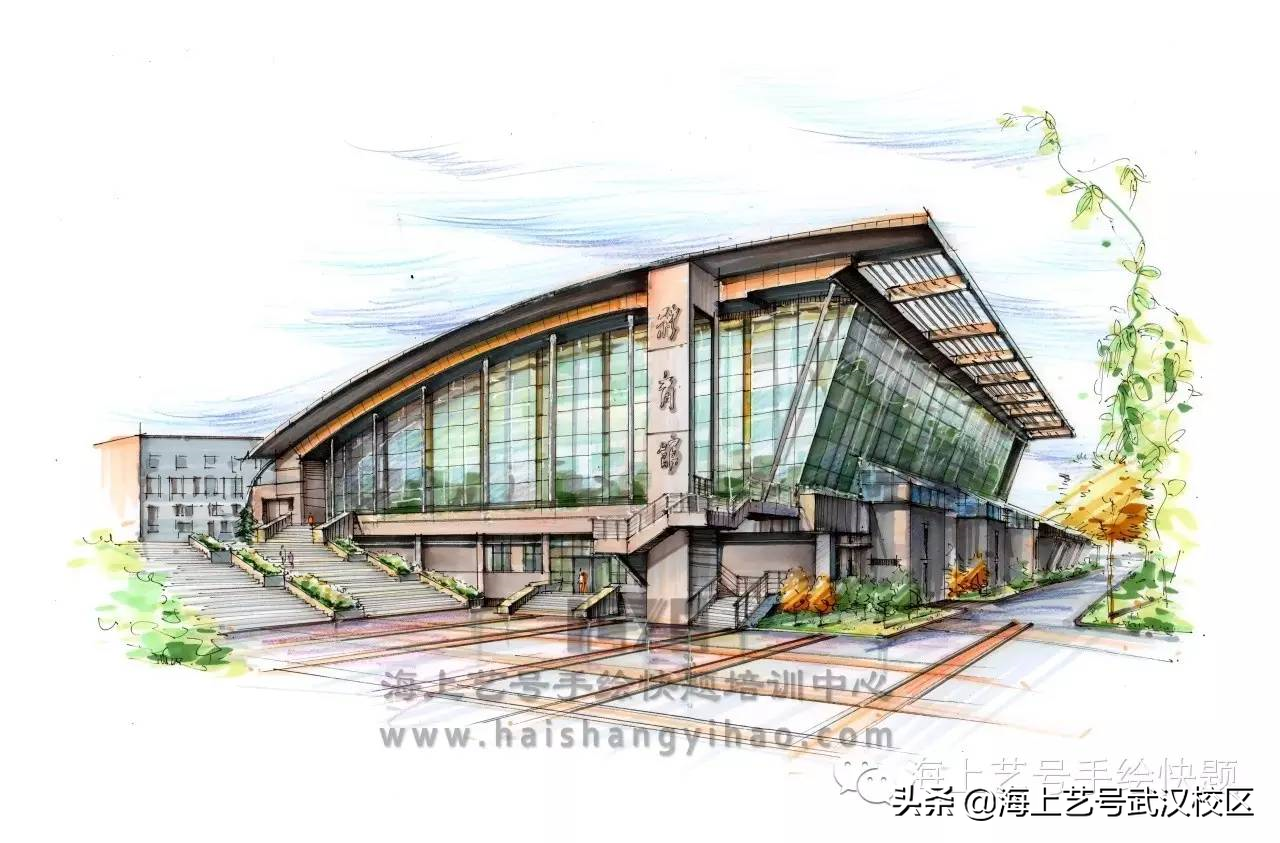 设计手绘 / 绘出你心中的最美校园