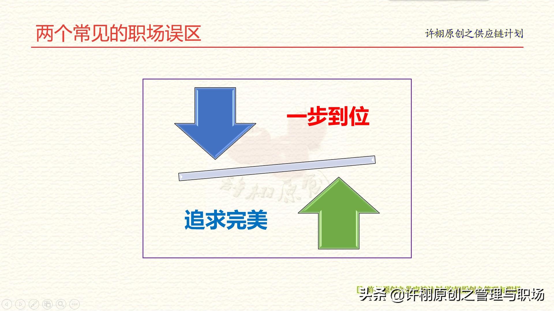 职场上，没有一步到位和完美的事：两个常见的职场误区与解决建议