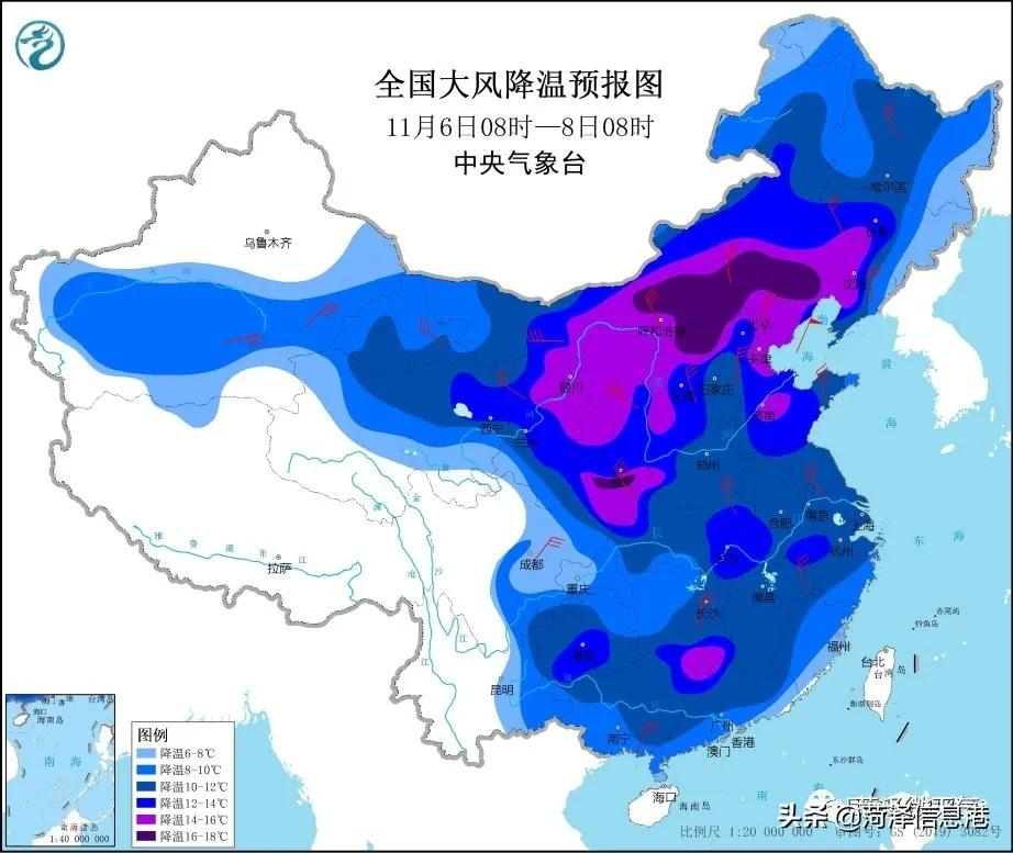 明天或迎初雪！菏泽今天起急剧降温，中雨、雨夹雪来了…