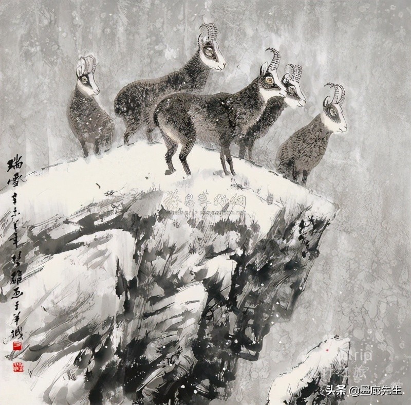 精选100幅画羊美图供大家学习收藏
