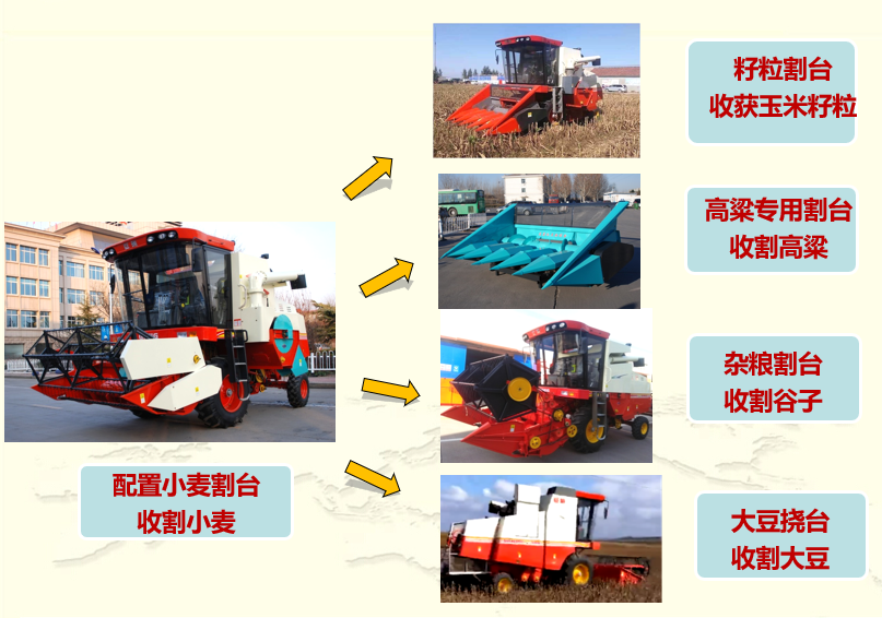 跨區(qū)作業(yè)神器！巨明小麥、大豆、雜糧自走式谷物收獲機(jī)