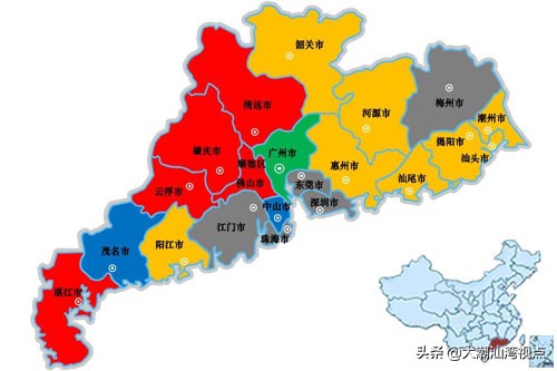 广东省各市行政区划代码、电话区号、车牌号大全