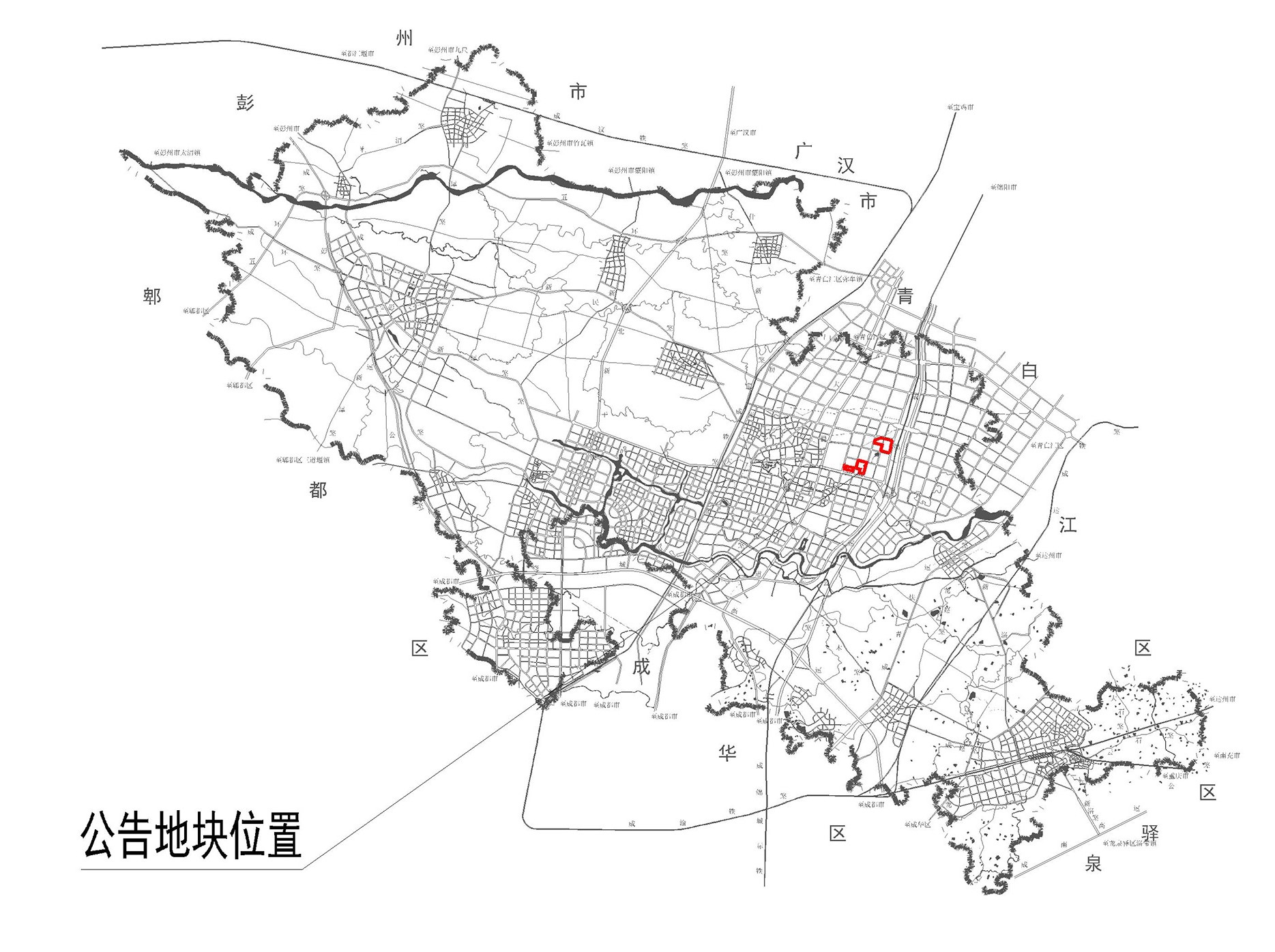为保障成医附院新院区建设，新都区调整医学院TOD周边用地规划