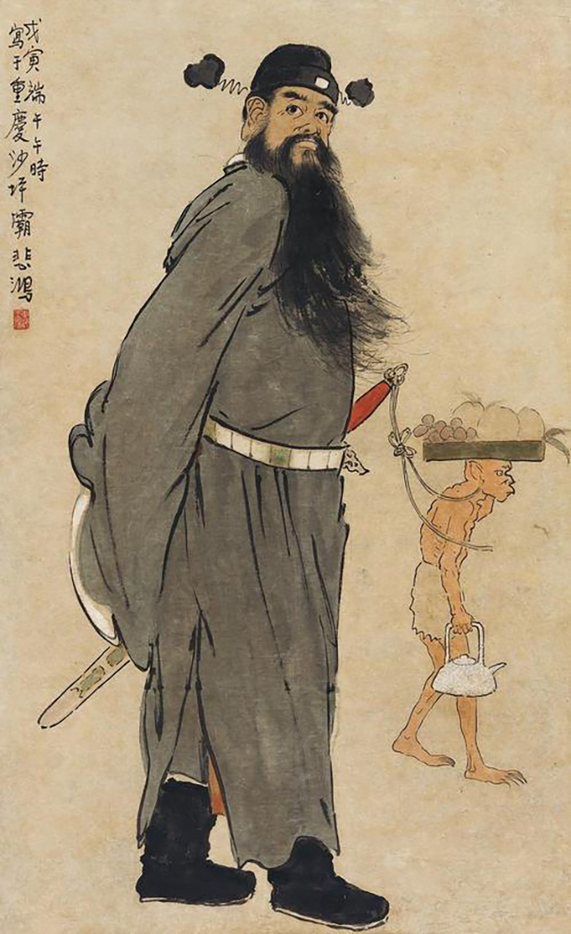 相貌丑陋,遭唐玄宗嫌弃而一头撞死的钟馗,是如何当上超级门神的?