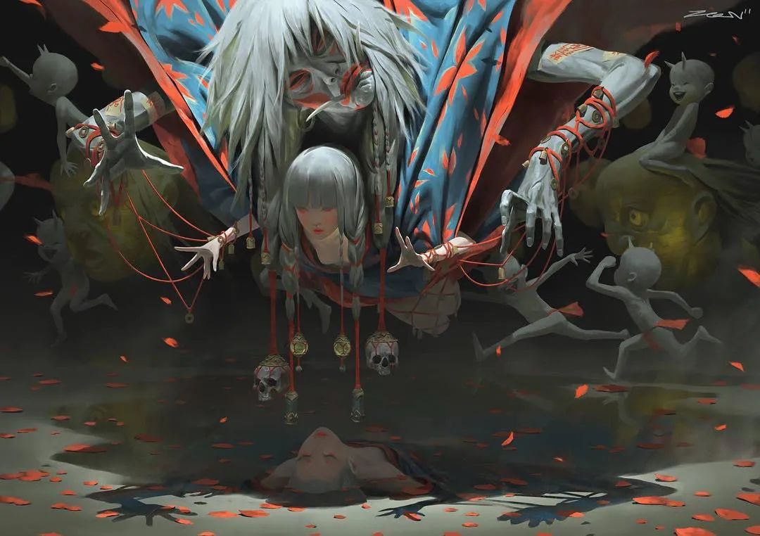 weibo@zeenchin↓ 此处献上大佬账号 ↓《返童》中