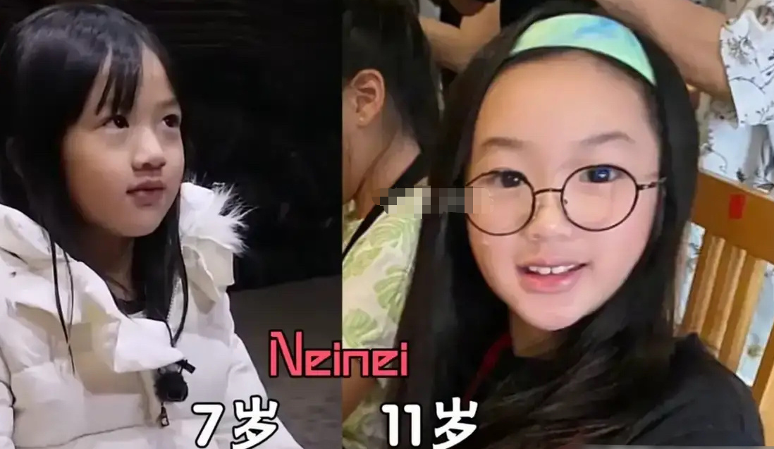 《爸爸去哪儿》中8名女儿成长对比照，差别明显，你能认出吗