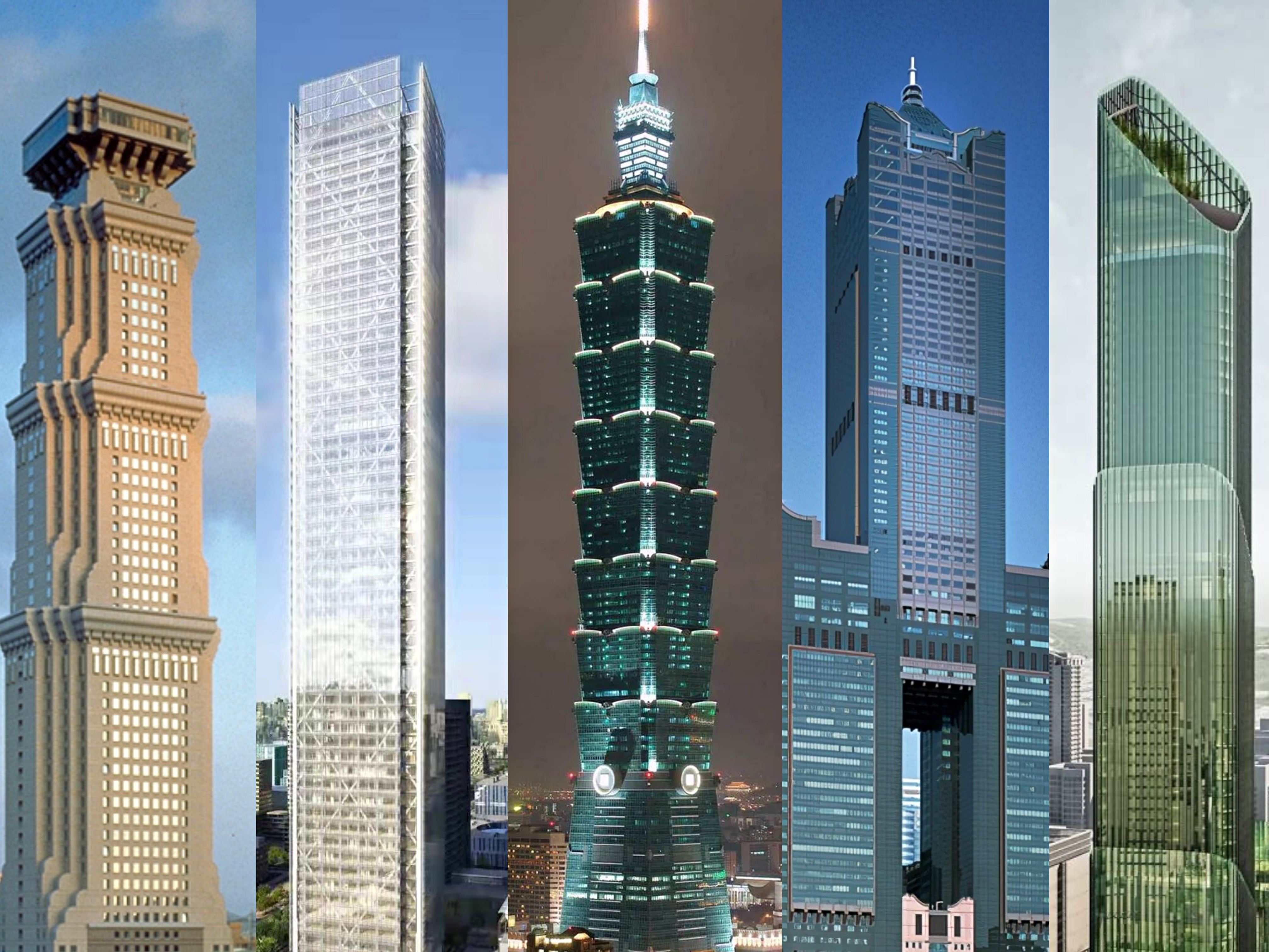 台湾未来十大超高建筑：展望宝岛新地标与世界级摩天大楼