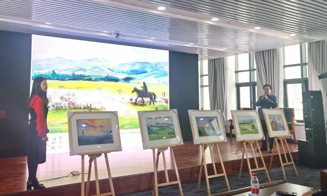 【这里是新疆】《可可托海的牧羊人》系列组画发布，红遍全国的情歌被描绘成一幅幅感人的画