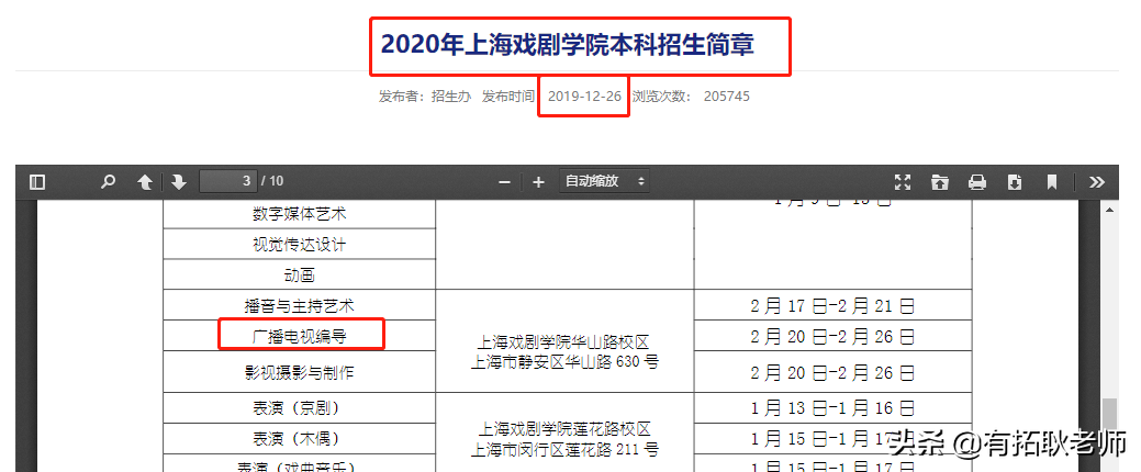 广州艺考：21年上海戏剧学院广播电视编导专业艺考需要多少分？