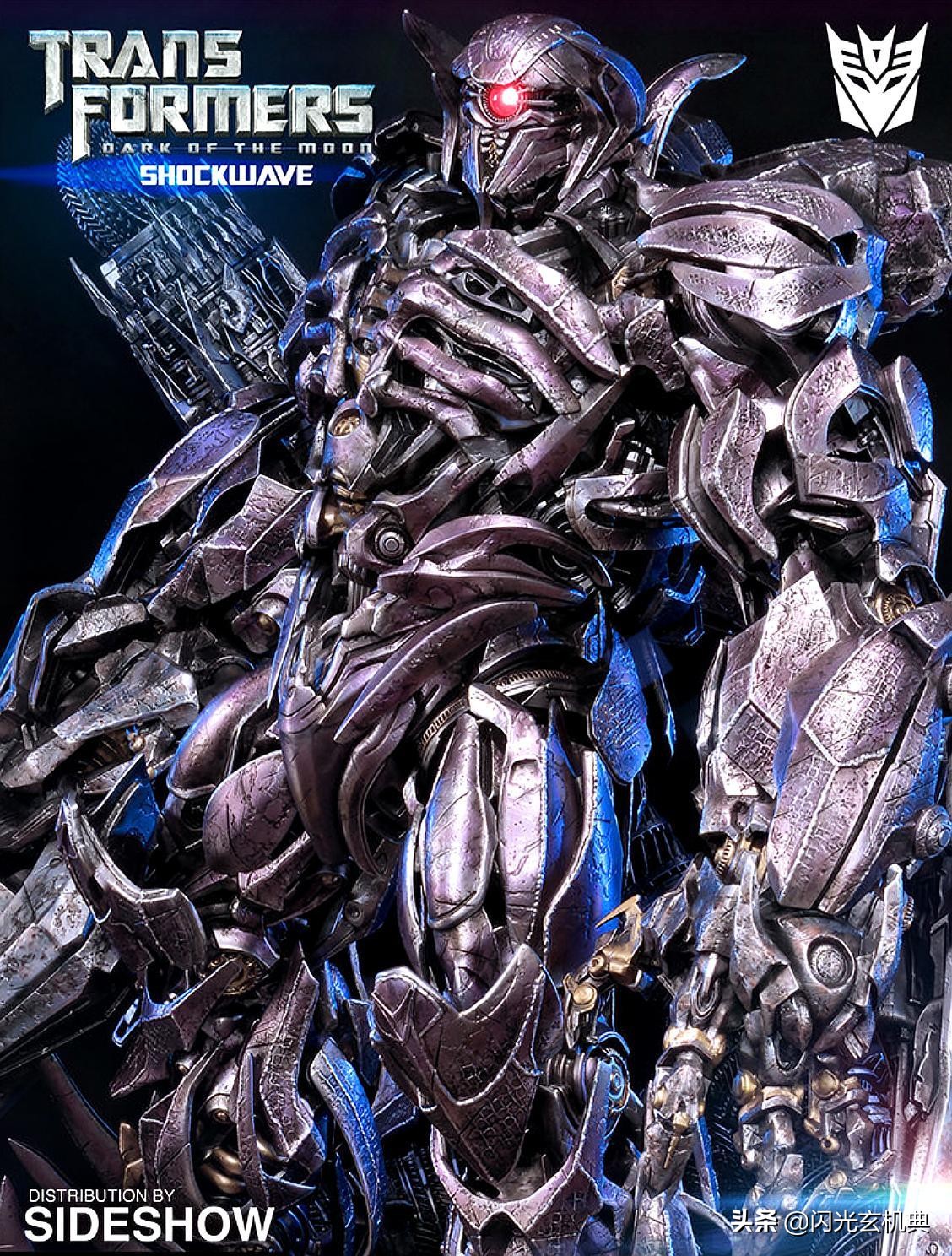 变形金刚动漫人物:"月黑之时"霸天虎塞伯坦武装-首领威震天