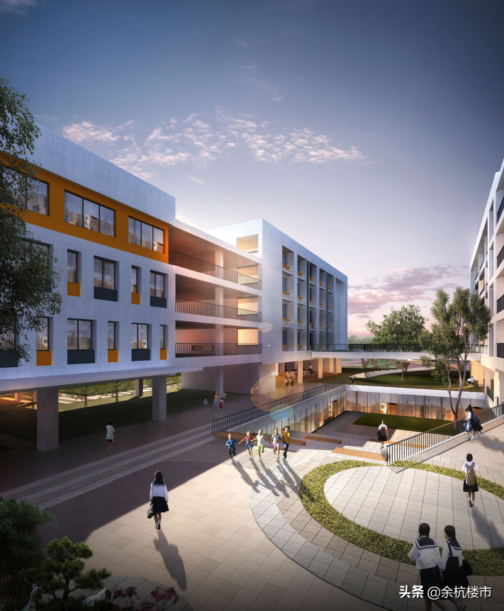 杭州五常第三小學(xué)總用地面積70畝!規(guī)劃54個班(圖4)