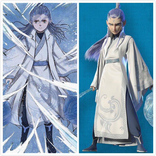 形象大pk,2d下的小敖丙更显可爱,3d下却攻气十足,完美承接