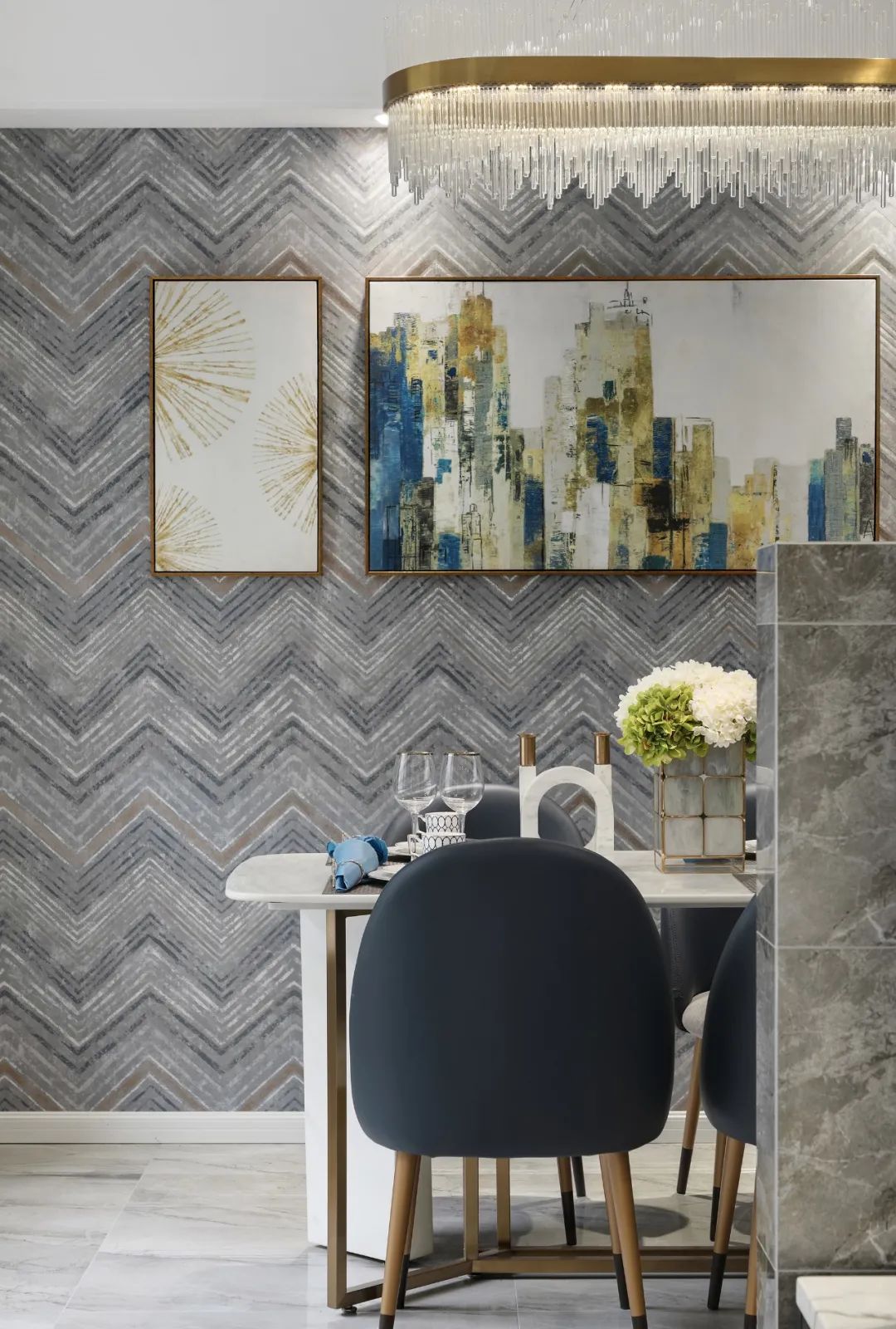 等我买别墅，要像他家这样装修，220㎡轻奢混搭风，高级又好看