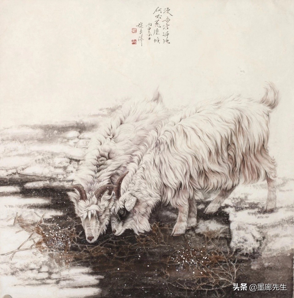 精选100幅画羊美图供大家学习收藏