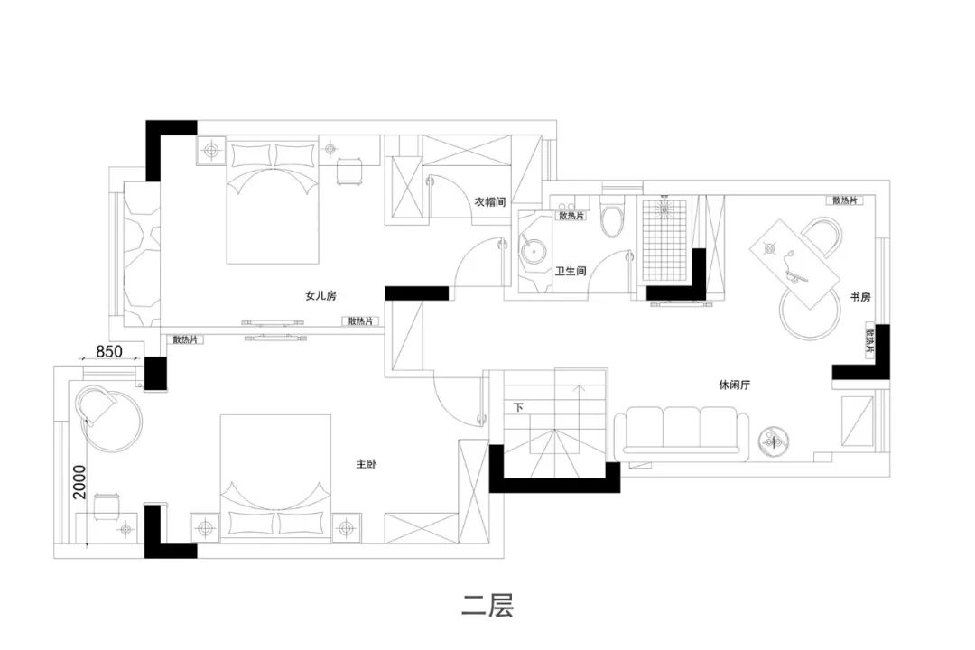 等我买别墅，要像他家这样装修，220㎡轻奢混搭风，高级又好看