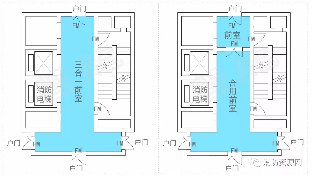 “前室穿套”的前生今世-建筑防火漫谈