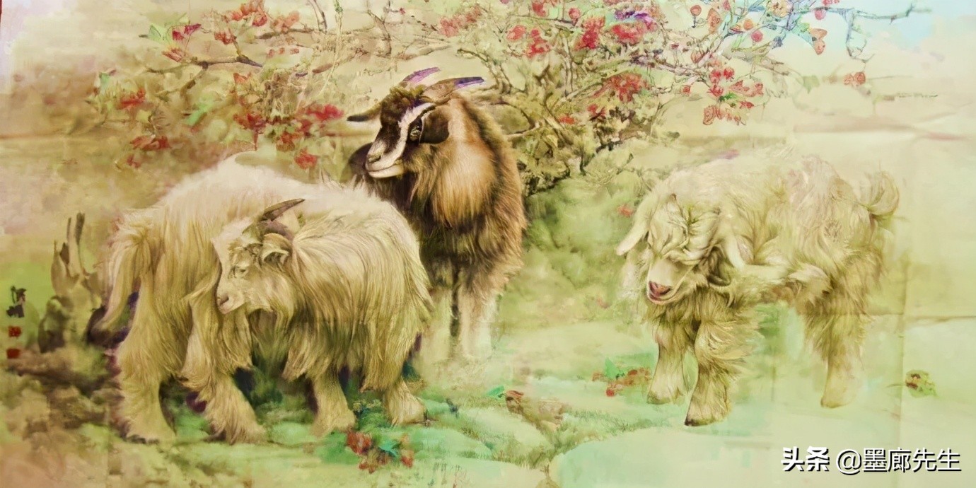 精选100幅画羊美图供大家学习收藏