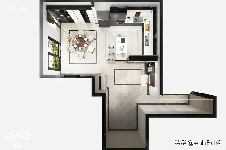 不骗你！这6套厨房效果图，拿去就能用，忍不住晒晒