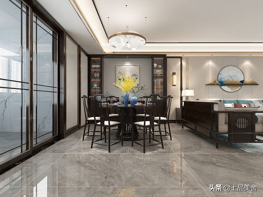 追求品质生活的夫妻俩，把160平新房装修成中式风，堪称样板间