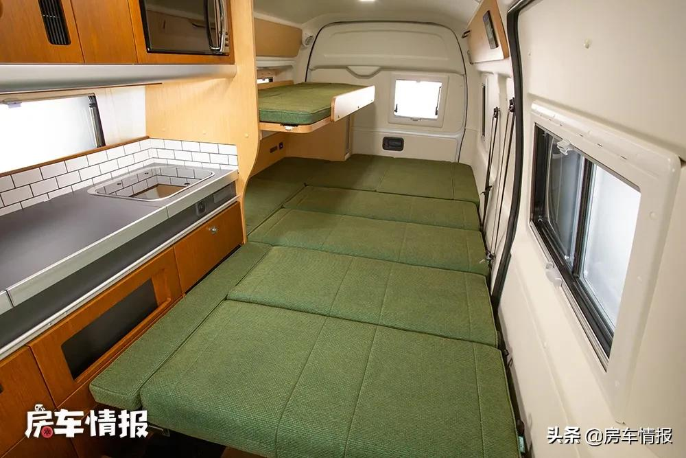 带四驱的丰田海狮房车，6座设计还有厨房，3米长超大通铺住着贼爽