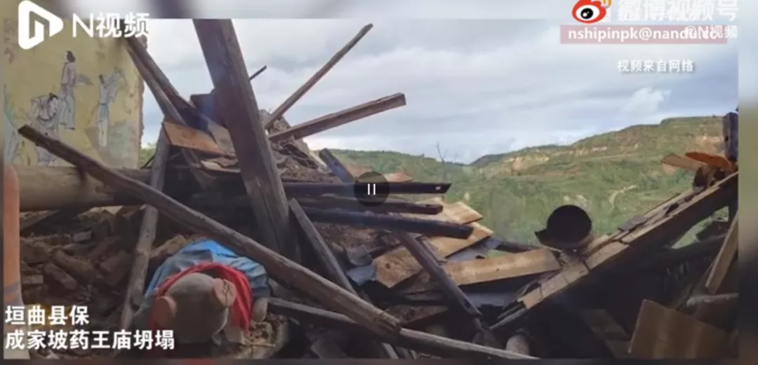 不忍看古建筑在山西暴雨里悄悄“死去”