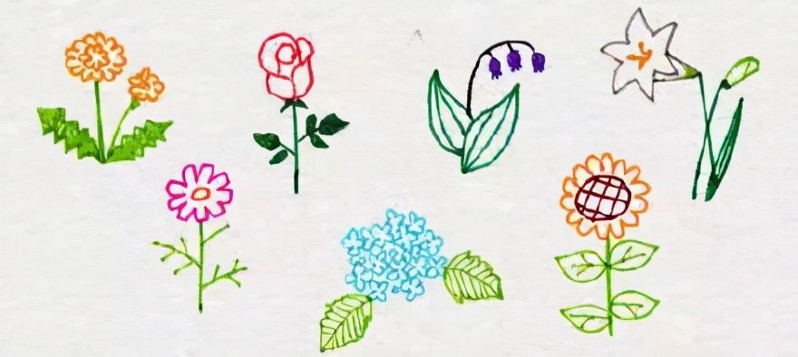 简笔画简单有爱，3-6岁幼儿学习不枯燥