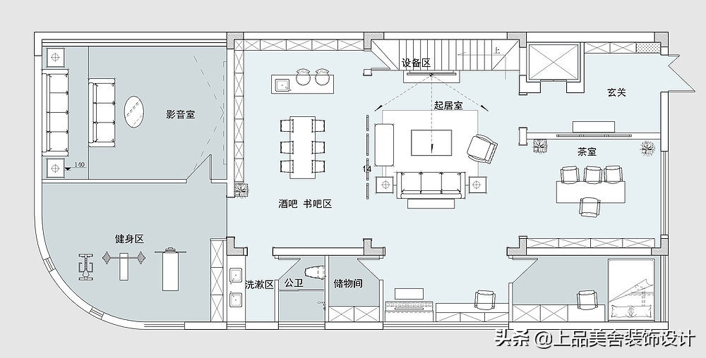 济南夫妇晒540㎡豪宅，将流行新中式融入轻奢调，进门就被惊艳到
