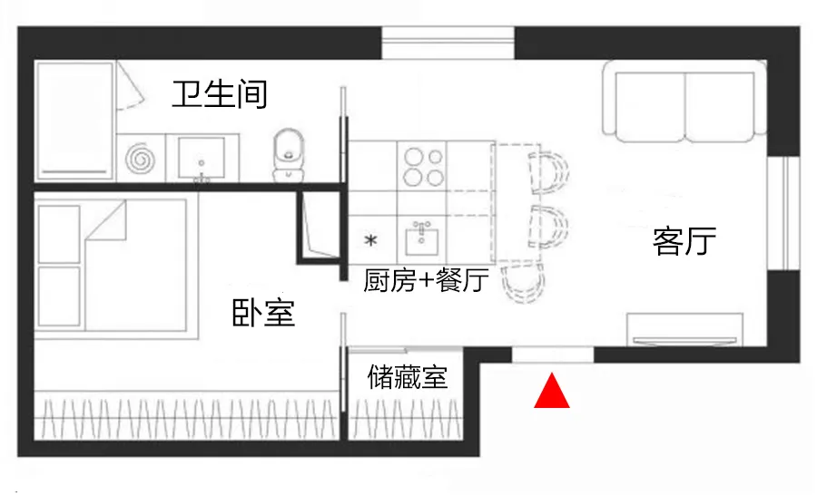 二手房小户型爆改！25㎡也有大浴缸，34㎡不拥挤好清新