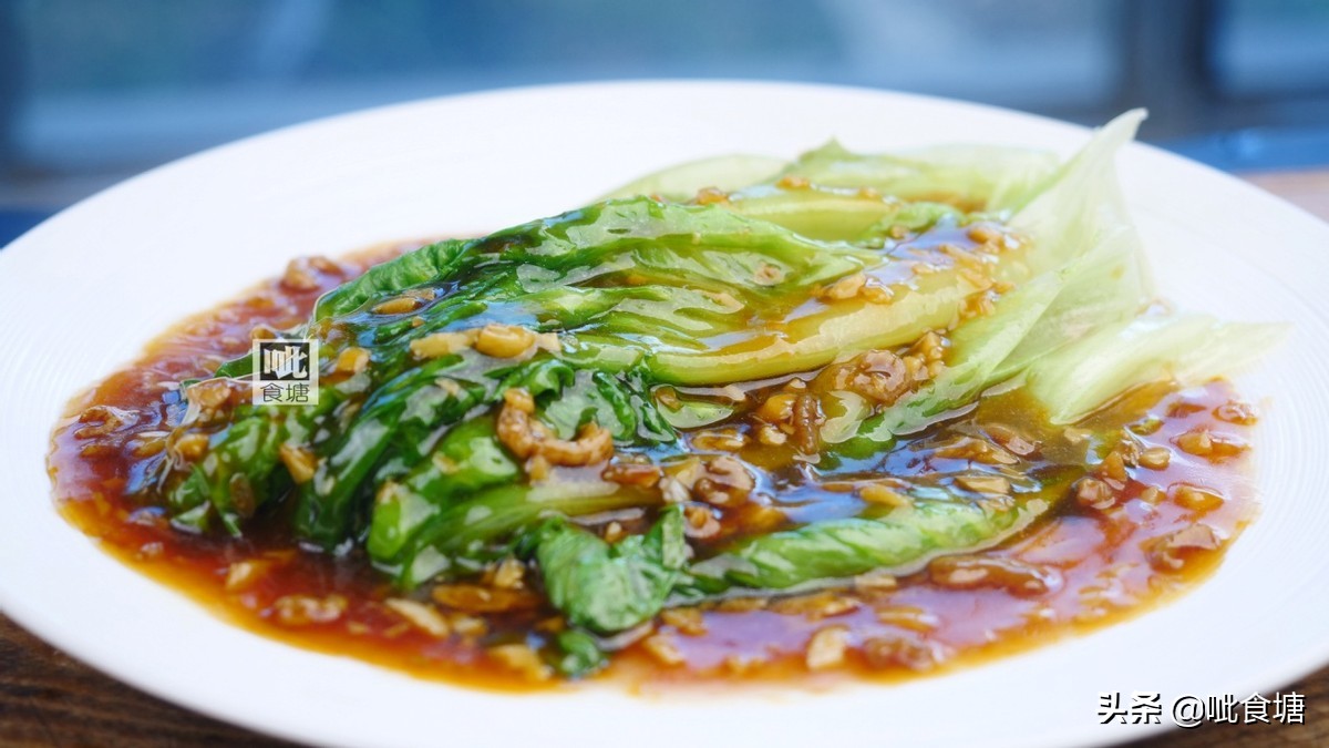 罗马生菜你吃过吗？更适合做蚝油生菜，分享保持翠绿不出水的技巧