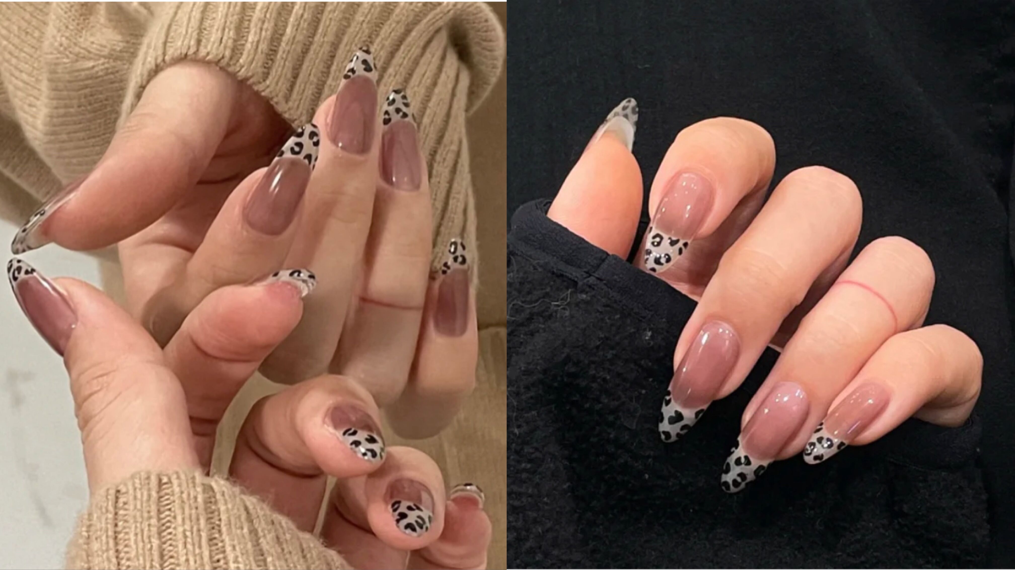 小众不撞款的十款豹纹美甲,又纯又欲,甜酷辣妹的专属
